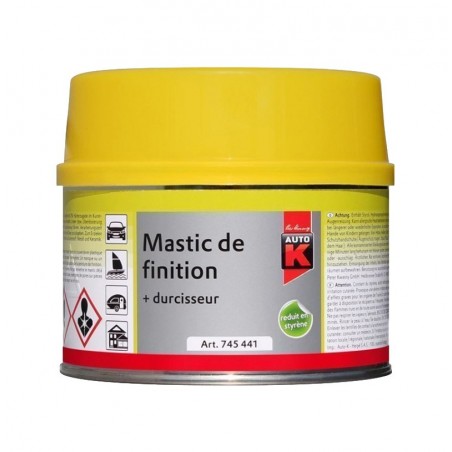 Plastfill-Mastic polyester pour plastique- 1 kg durcisseur