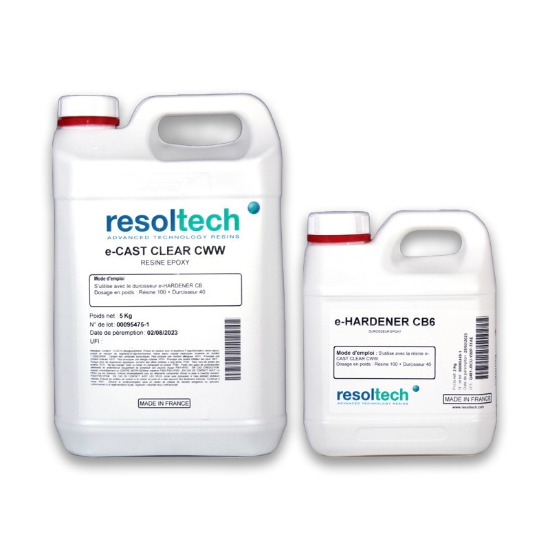 7 kg - Résine époxy transparente d’inclusion