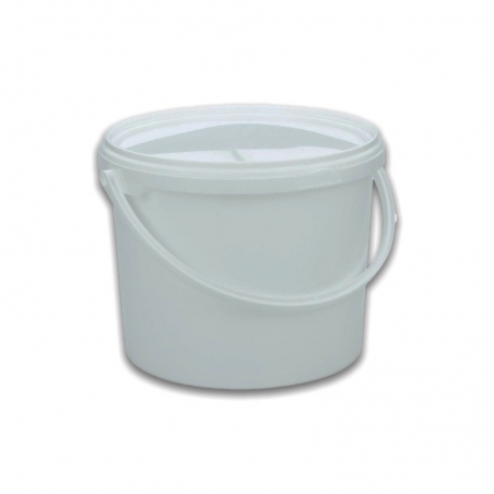 Seau Plastique 12 Litres Gris - Polypropylène Résistant Pour Ménage, Jardin Ou Bricolage